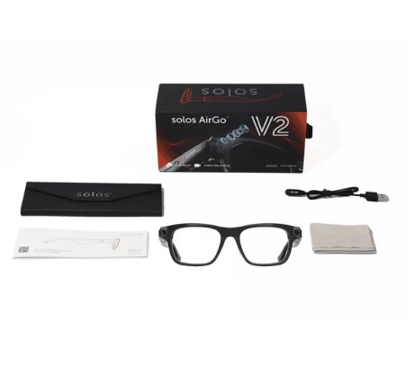 Умные очки solos AirGo™ V2 Prime 1-1-ABL | Shiny Black | Blue Blocker
